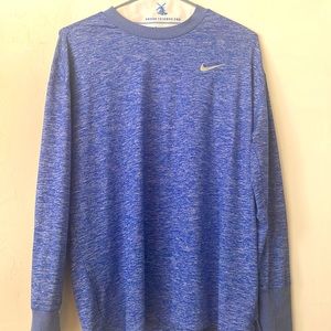 Nike Dri-Fit blue long sleeve